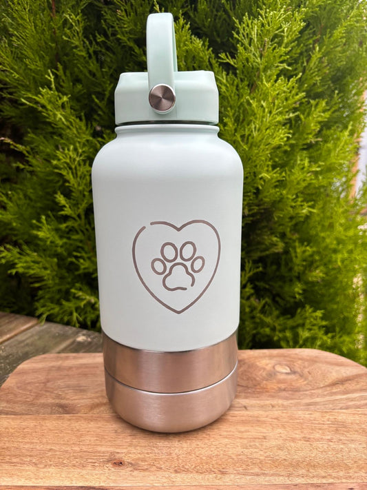 Sky Blue "3-IN-1" Flask