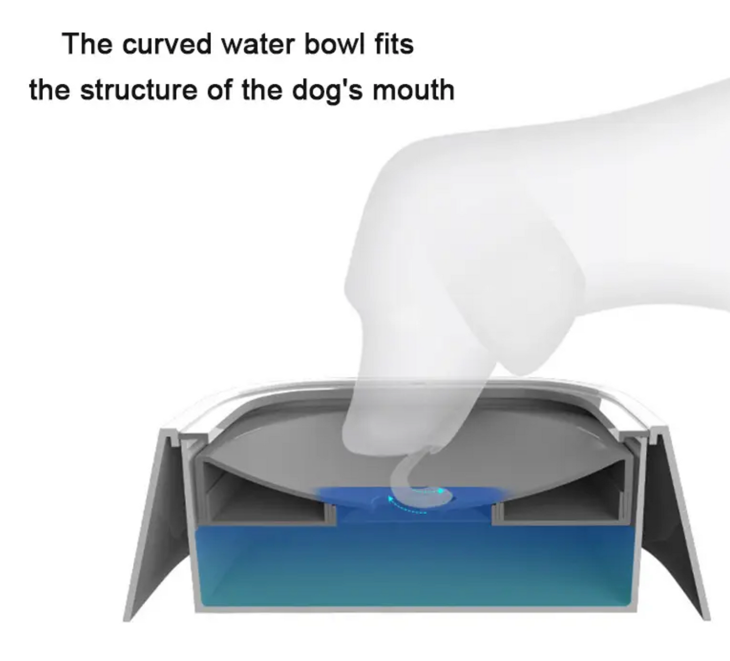 Anti-Spill Water Bowl