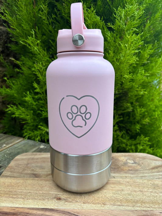 Pink "3-IN-1" Flask